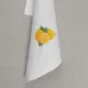 Geschirrtuch Zitrone weiß 100% Baumwolle