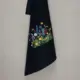 Geschirrtuch Blumenwiese schwarz 100% Baumwolle